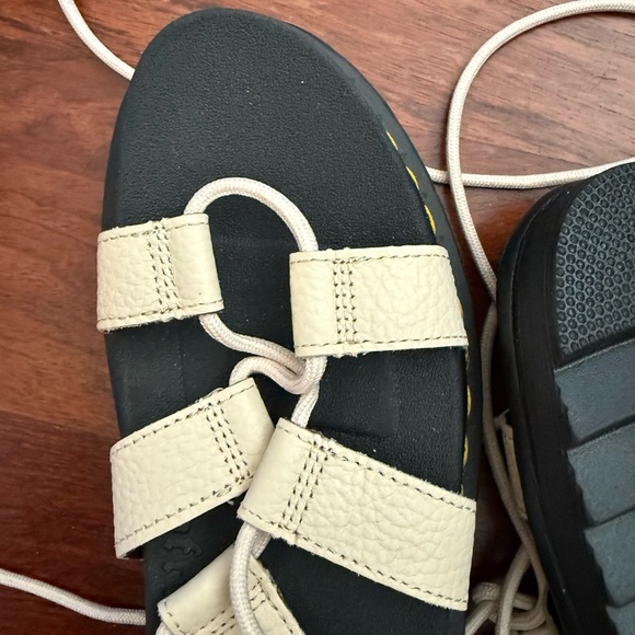 Dr. Martens Off-White Leather Sandals - Picture 4 of 7